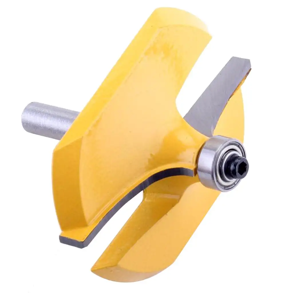 Wood Milling Cutter Yellow Alloy C3 Micro Grain Router Bits Power Tools for DIY Woodworking and Cabinet Edges