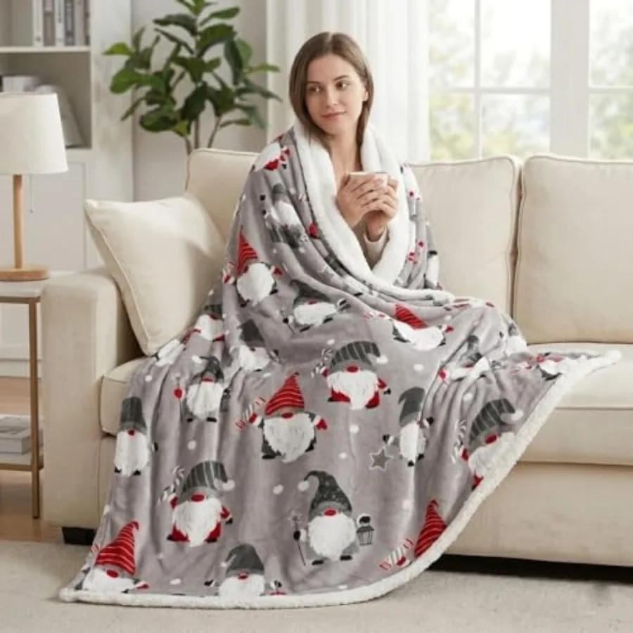 

Electric Heated Blanket Full Size 72"x84" Dual-Sided Soft Flannel and Sherpa LCD Display 10 Heat Settings with 1-12H Timer and