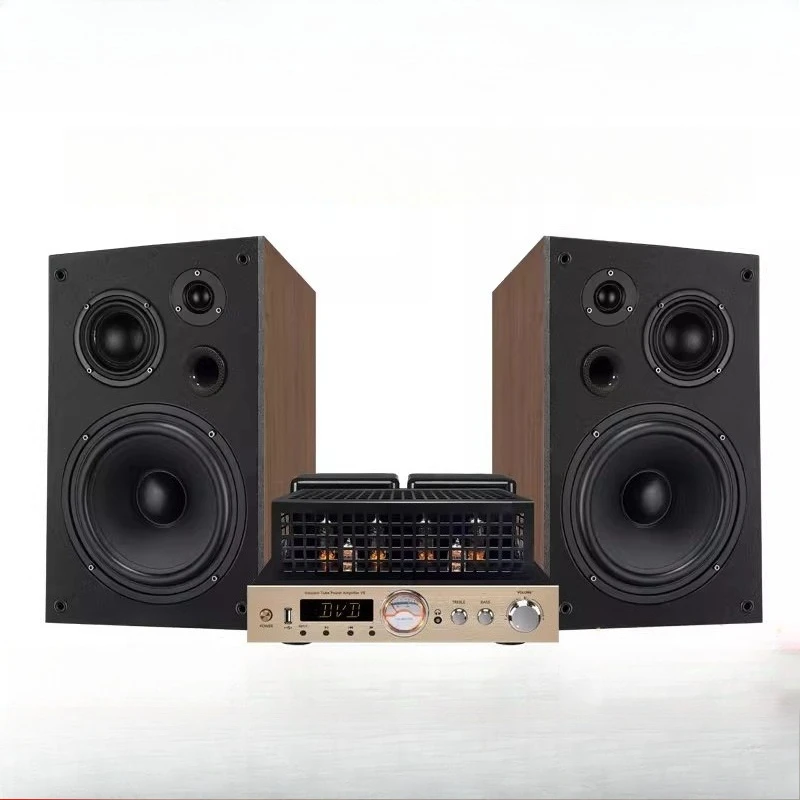 8-Inch HIFI bile machine combination audio set, fever tube power amplifier, book speaker