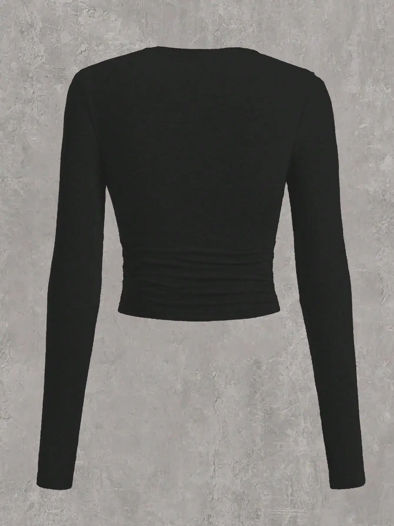 Spring and Autumn Personalized Print Long-sleeved Short Trendy  Black Jersey Women Riding Motorcycle Personalized Sports T-shirt