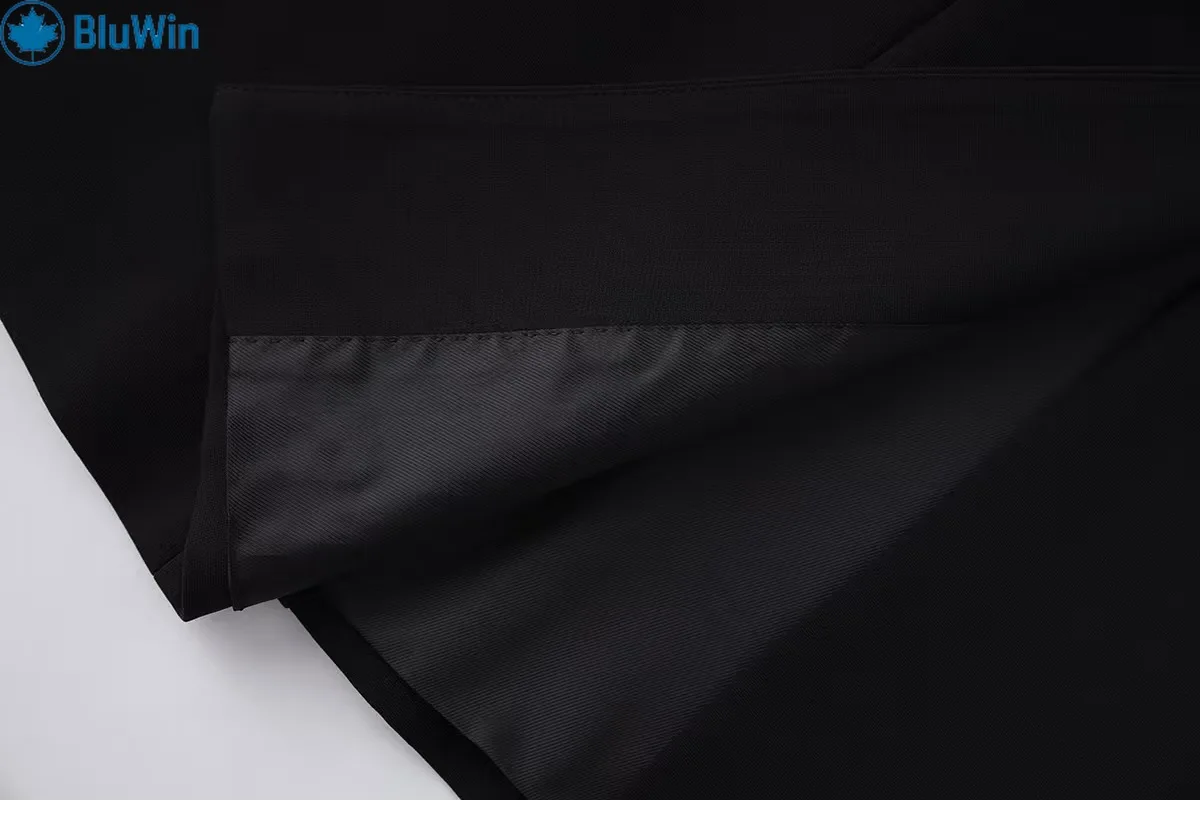 معطف واق من المطر بحزام URBANCHIC، طية صدر السترة، معطف طويل بصدر واحد، نمط ركاب للخريف والشتاء #6