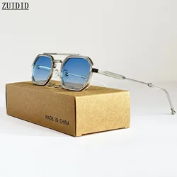 Square Punk Sunglasses For Men Luxury Vintage Steampunk Sunglasses Women Trendy Fashion Glasses Dropshipping Gafas De Sol Hombre
