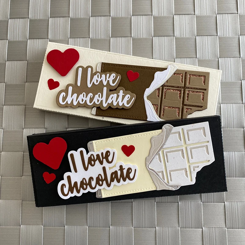 Layering Chocolate Metal Cutting Dies Stencils for DIY Scrapbooking Decorative Embossing DIY Paper Cards