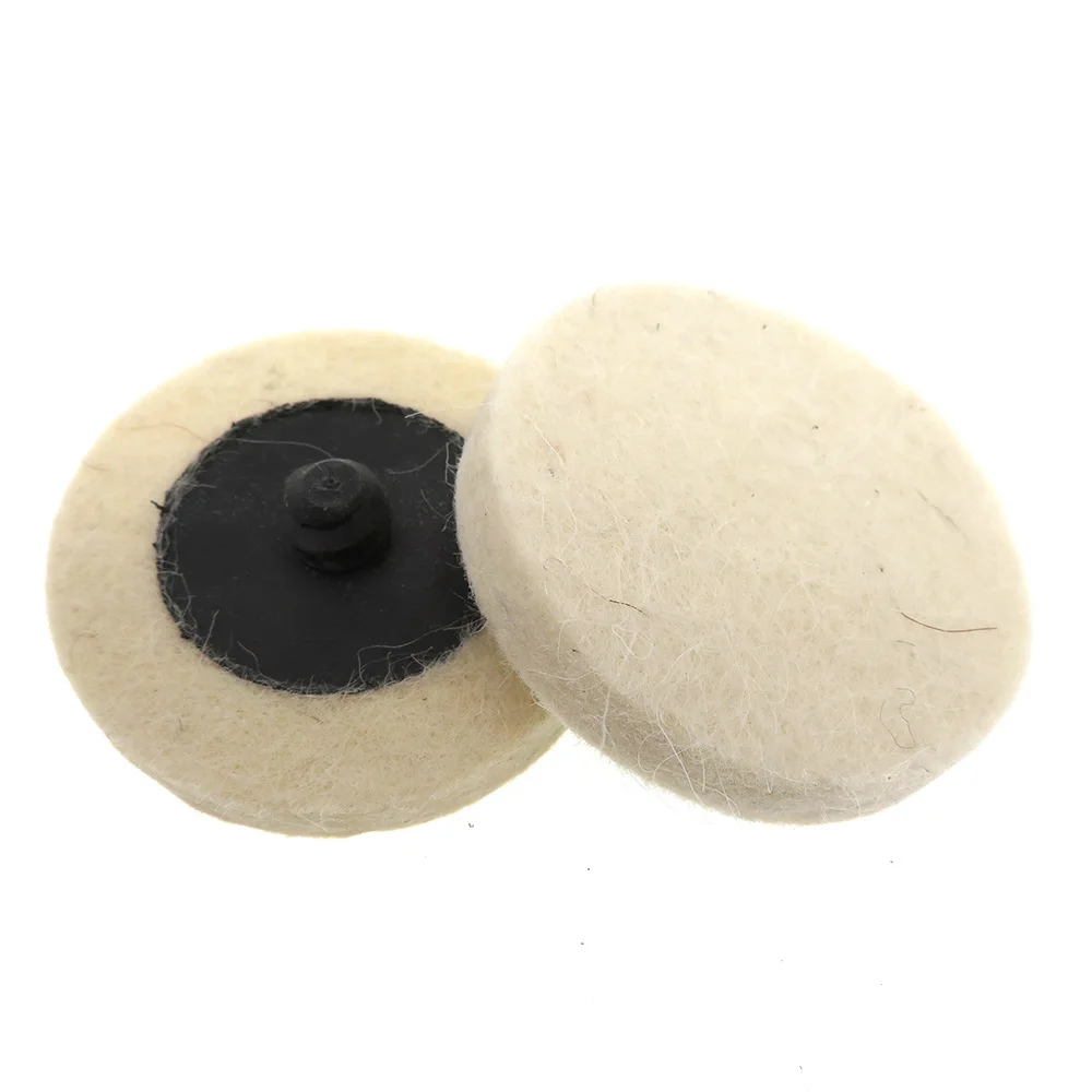 11Pcs 2นิ้วแผ่นขนสัตว์ขัดล้อสำหรับเจาะเครื่องมือ Scratch Remower แก้ว Polishing Pad Kit สำหรับรถยนต์ขัด
