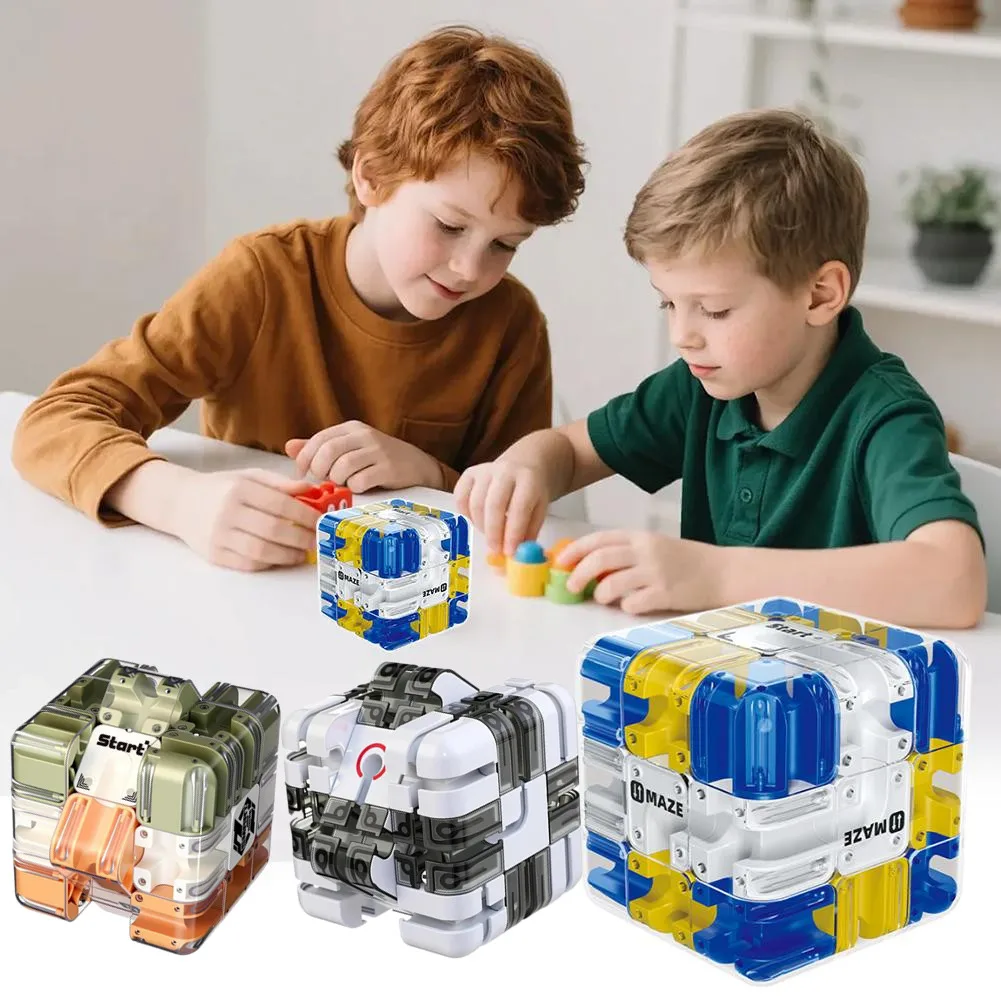 

3D Maze Magic Cube Puzzle Toy Labyrinth Rolling Ball Magic Cube Release Stress Autism Anxiety Adult Kids Relief Anti-Stress Toys
