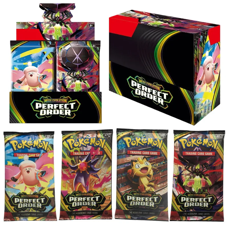 Pokémon TCG en inglés: Caja de Sobres Perfect Order de Mega Evolution, Tarjeta Pokémon