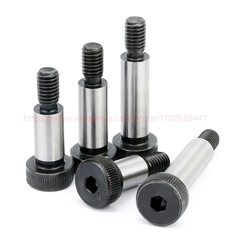 M5 M6 M8 M10 M12 M16 Shoulder Screw Alloy Steel Knurled Hex Stuff Bolt Class 12.9 ISO7379 Hex Socket Head Step Shoulder Bolt