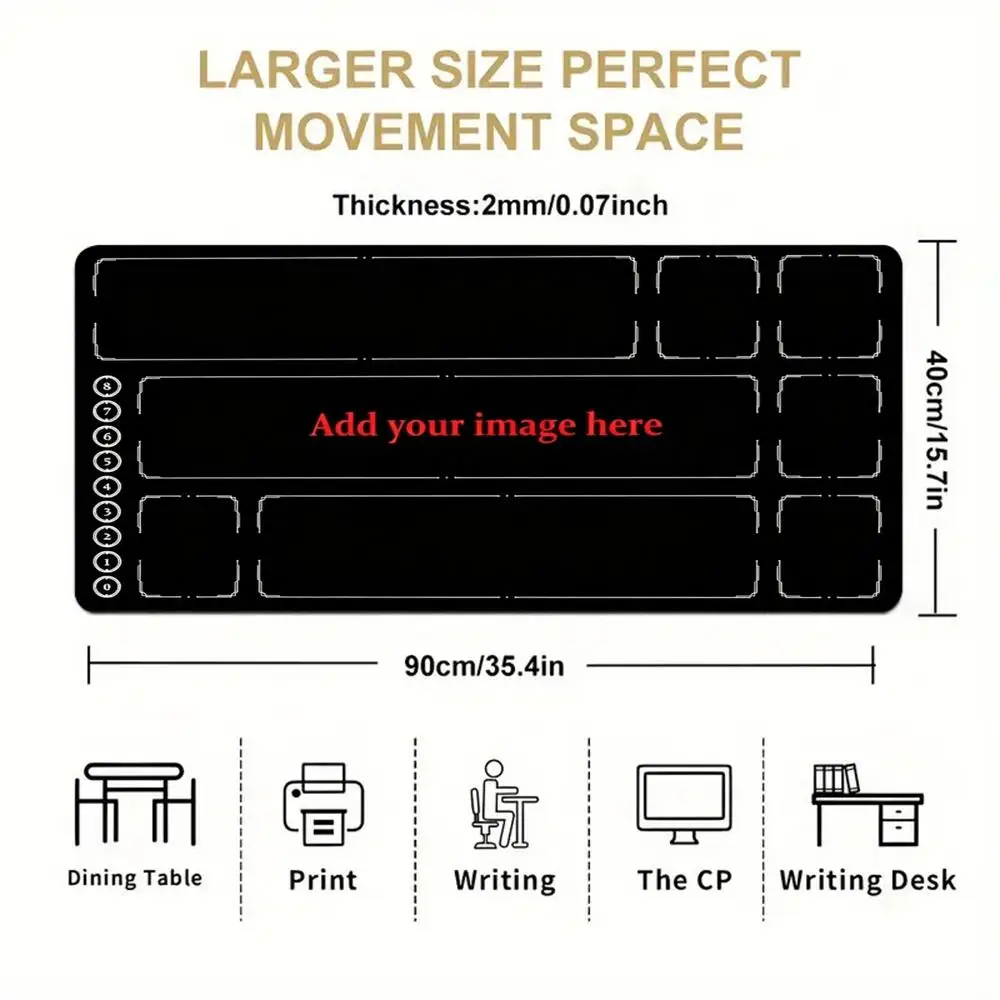 Diy Playmat Battle Card Game Template For Games Office Desktop Bedroom Learning Mat Customized Mousepad DIY Desk Mat