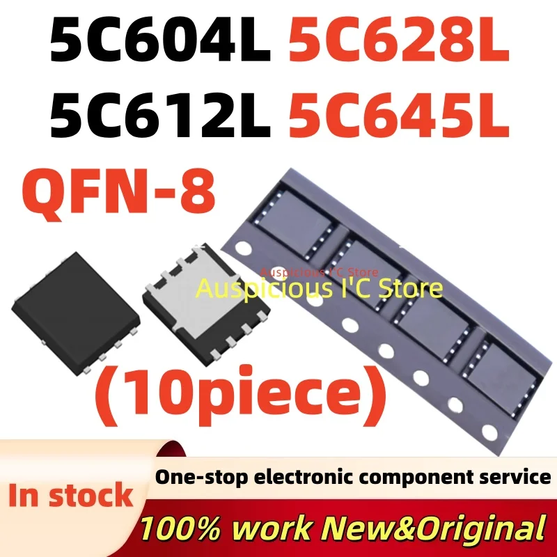 (10pcs)100%new NTMFS5C604NLT1G NTMFS5C612NLT1G NTMFS5C628NLT1G NTMFS5C645NLT1G 5C612L 5C628L 5C604L 5C645L QFN-8
