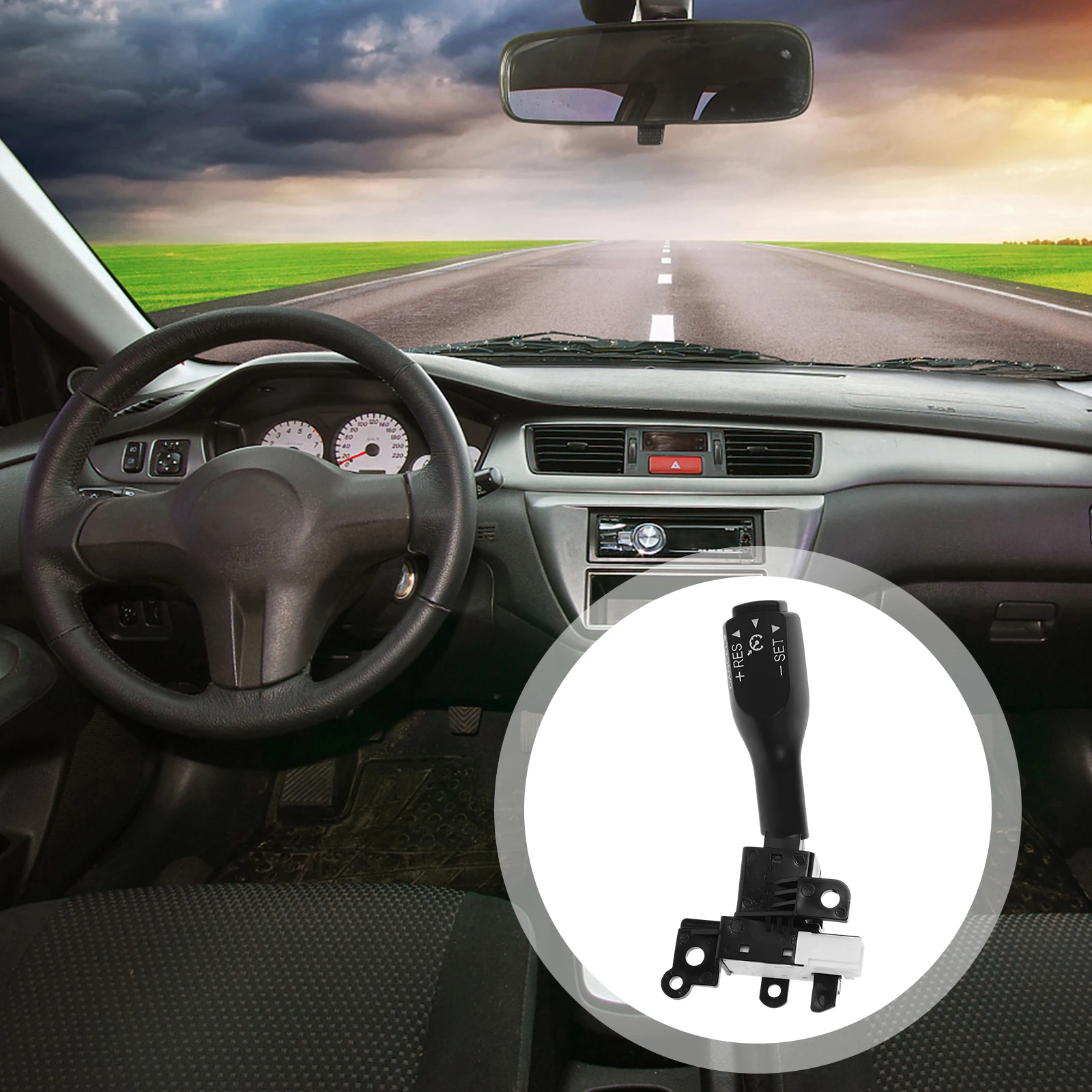 

1 set 1 Set Auto Cruise Control Switch Replacement Car Accessory Sturdy Durable Reusable Plastic Precise Speed Control Universal