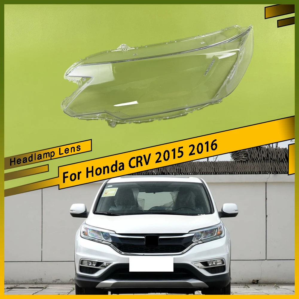 

Front Headlamps Cover Lens Headlights Shade Transparent Lampshade Plexiglass Shell Replace Housing For Honda CRV 2015 2016