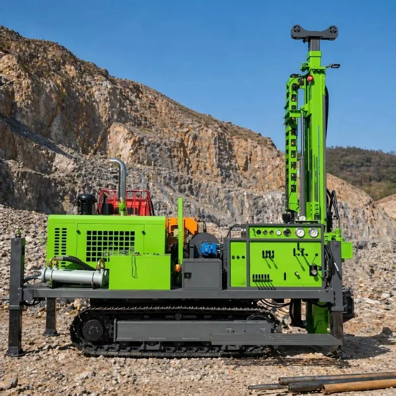 Customized 600m 800m 1000m 1600m Crawler Full Hydraulic Water Well Drilling Machine Wireline Diamond Core Drilling Rig
