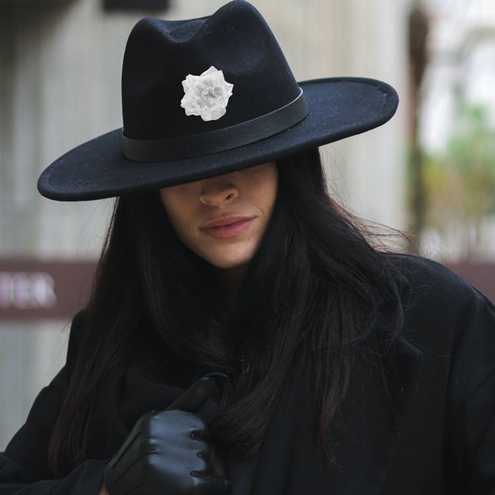 

50pcs Simulation Rose Flowers Silver 4.5X3Cm Artificial Silk Rose For Wedding Christmas Party Decor Hat Craft Embellishment