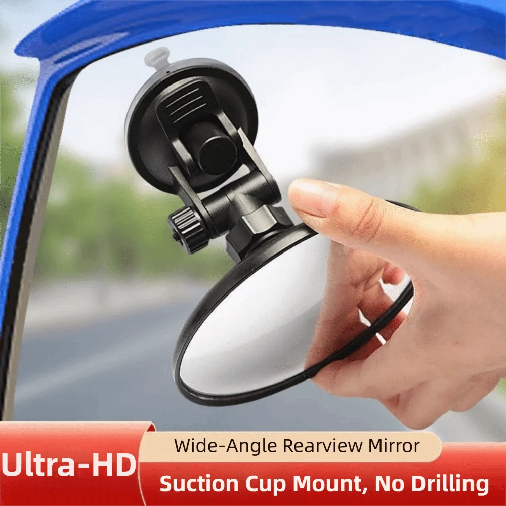 360 Degree Rotation Blind Spot Mirror 11/12.5cm Universal Car Rearview Mirror Adjustable Small Round Car Reverse Mirror