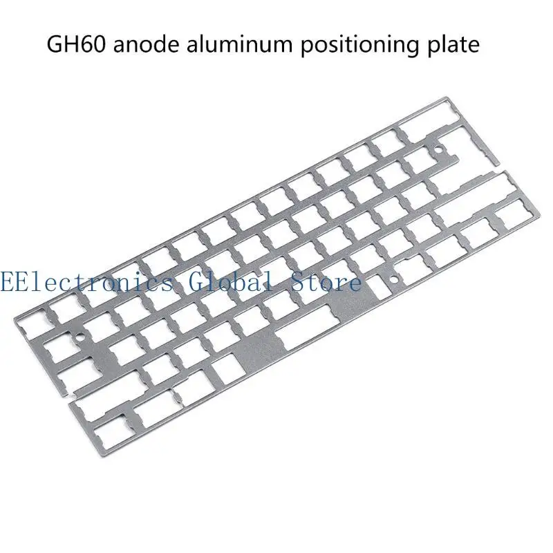 462B Bàn Phím DIY Tấm Nhôm Anodized Bảng Định Vị Cho Bộ Ổn Định PCB GH60