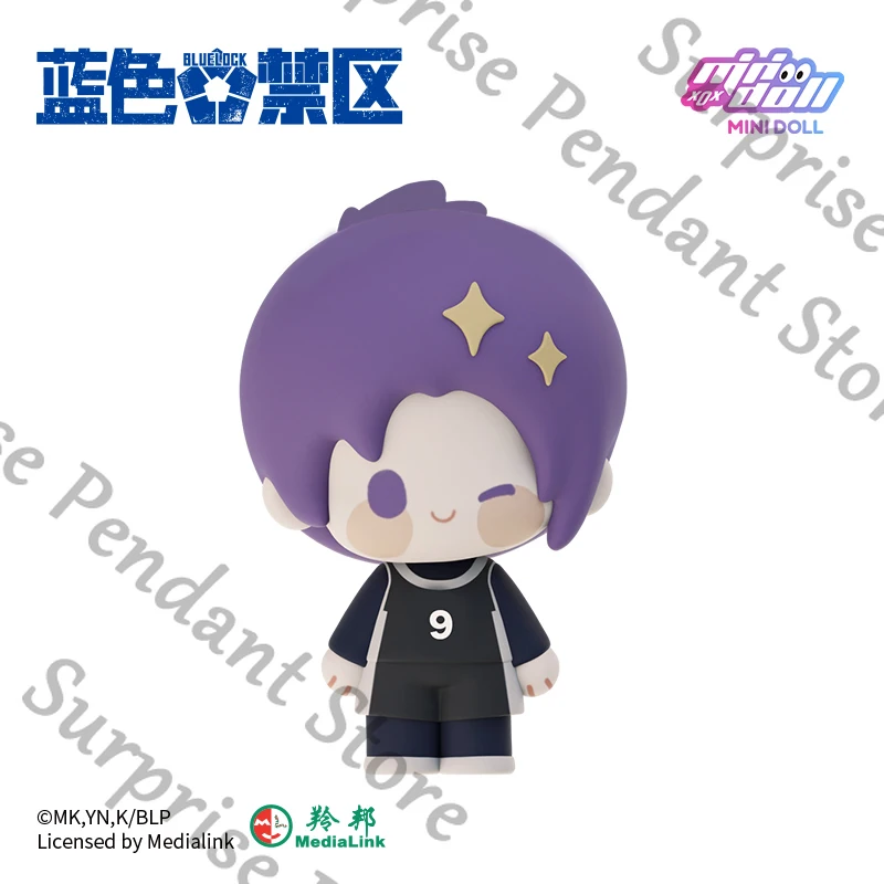 الأزرق قفل أنيمي ambitus Isagi Yoichi ناجي Seishiro الإصبع دمية قلادة المفاتيح السلع الأصلية جمع الطبعة هدية