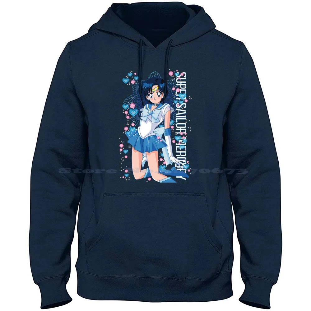 Aqua Mirage 100% Cotton Hoodie Mahou Shoujo Magical Girl Manga Anime Comics Sailor Ami Moon