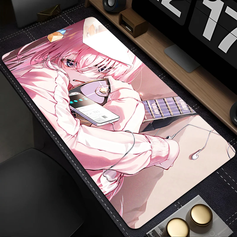 

Mousepad Laptop Mouse Pad Office PC Accessories HD Keyboard Pad Rubber Cup Mat Soft Mouse Mat Large B-bocchi The R-rock Desk Mat