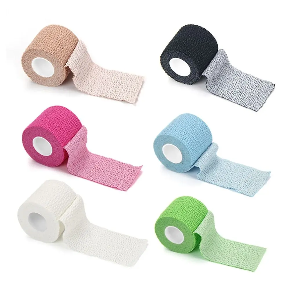 Neues selbstklebendes Einweg-Verbandband, hochelastisch, flexibel, Kinesiologie-Tape, dehnbar, selbstklebendes Erste-Hilfe-Tape, Griffschlauch