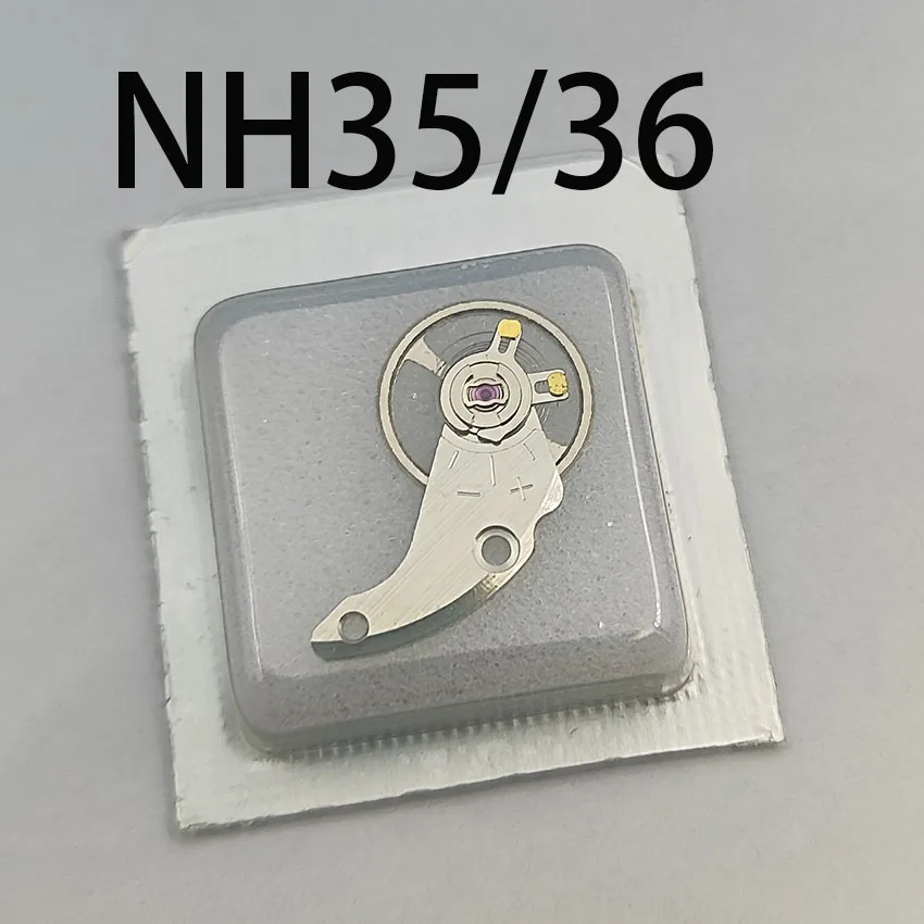 ตัวยึดล้อสมดุล NH35แบบดั้งเดิมชุดวงล้อสำหรับการเคลื่อนที่แบบสมบูรณ์ชุดวงล้อสำหรับการเคลื่อนที่ของ NH36สมดุลของล้อแบบเลื่อนสายน้ำมัน
