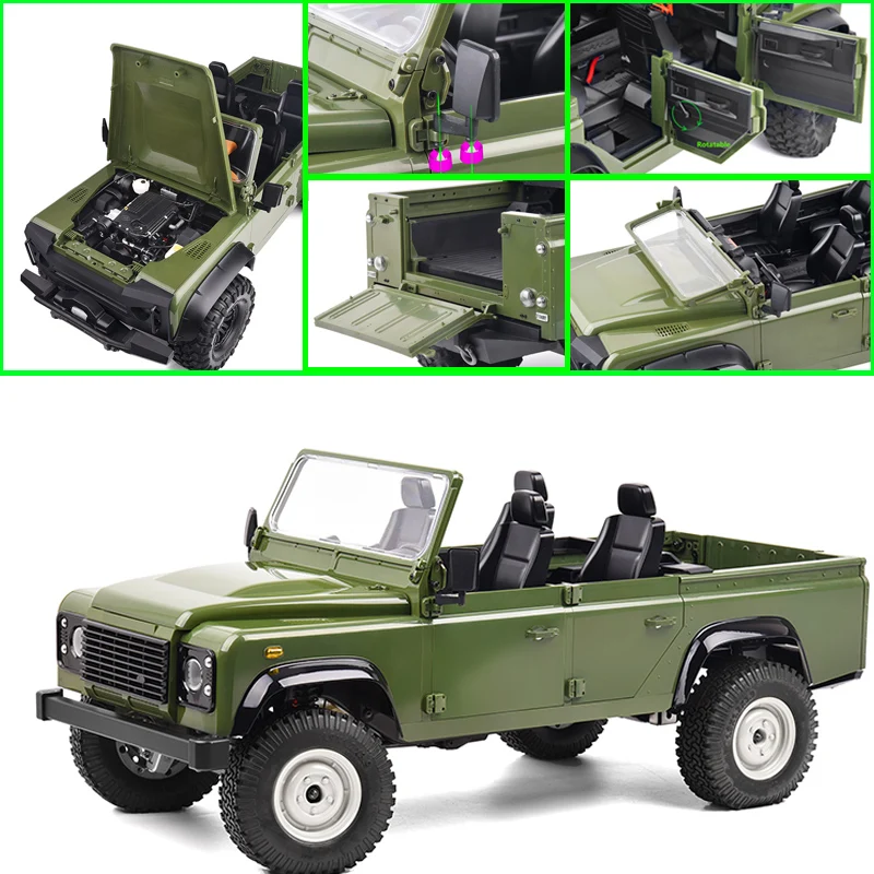 

324mm Wheelbase Body Shell Convertible Version for 1/10 RC Crawler Car Traxxas TRX4 Defender Sport AXIAL SCX10 RC4WD D90 Parts