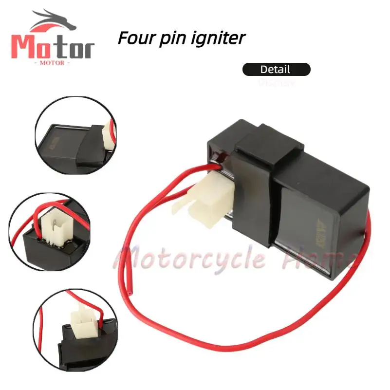 

Универсальный проводной воспламенитель для картингов, 4-контактный модуль CDI для мотоциклов – совместим с квадроциклами, скутерами, мопедами, 4-колесными мотоциклами, питбайками