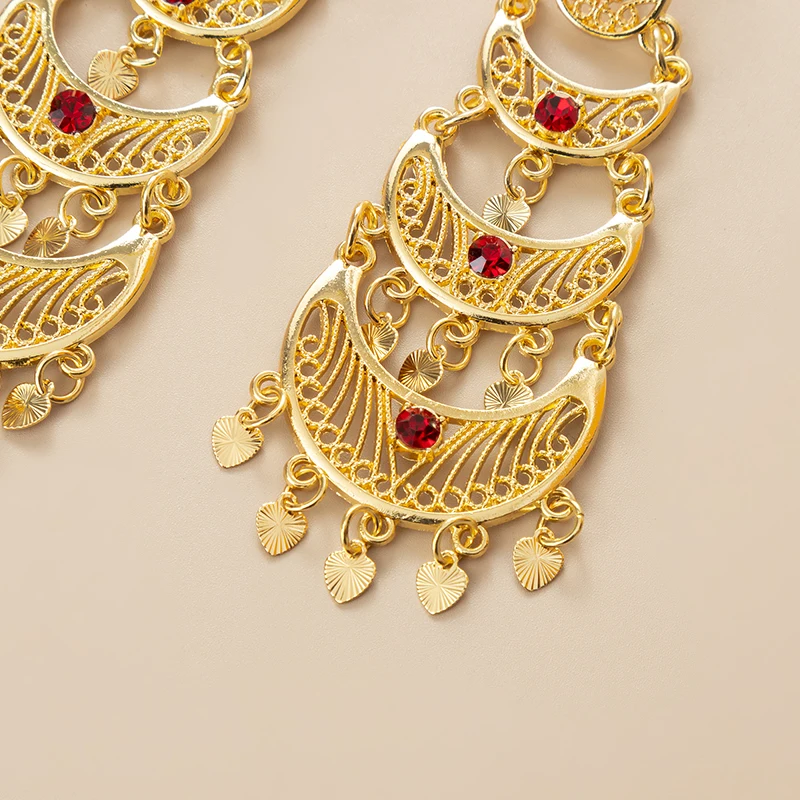 Popular Style Multi-Layered Moon-Shaped Heart-Shaped Small Pendant For Earrings image 4