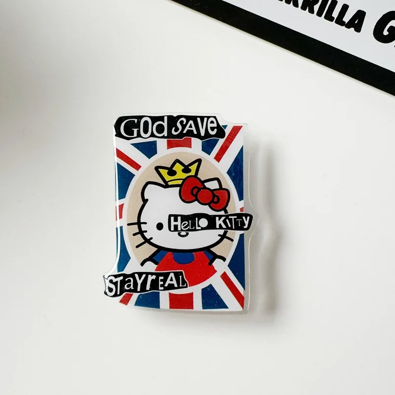 

Kawaii Hello Kitty Phone Stand Cute Cartoon Anime Women's Accessories Desktop Toys Ornament Student Girl Gift Wholesale