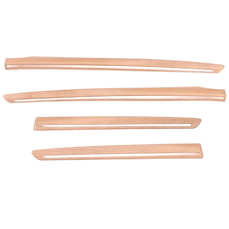 For Tesla Model YL 2025 ABS Pear Wood Grain Car Interior Door Decoration Strips Trim Interior Car Accessories