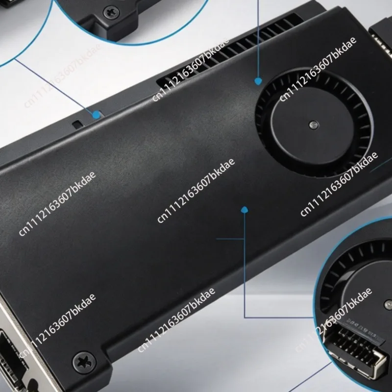 Case Cooling Fan Mini 8CM Half Height PCI Ventilation High Airflow Low Noise Durable Efficient For 2U Chassis Improvement