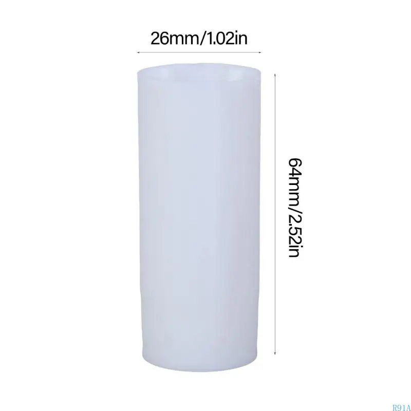 Tubo conversione della batteria in plastica R91A per l'utilizzo 18650 batteria in Dispositiva 26650 Custodia per manica a