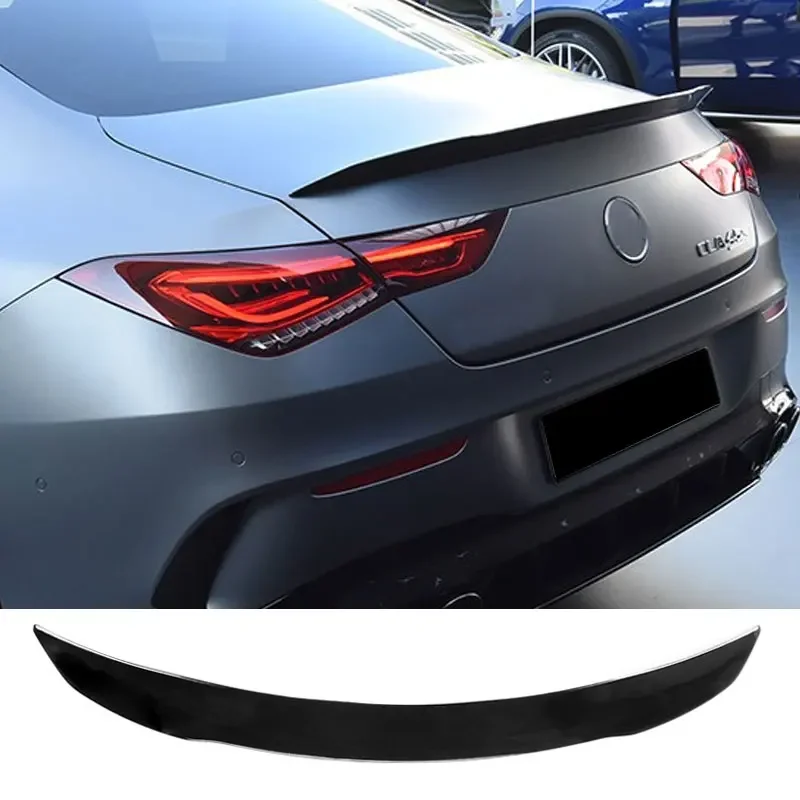 

New! Spoiler for Mercedes Benz W118 CLA Class C118 2019-2022 Glossy Black CLA250 CLA200 CLA220 Rear Ducktail Wing Trunk Accessor