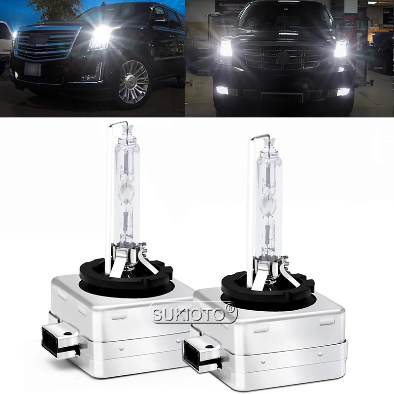 

2 шт. D3S HID лампы D1S ксеноновая лампа длительный срок службы водонепроницаемый дизайн 150% яркость 5 минут установка D1S D3S ксеноновая фара