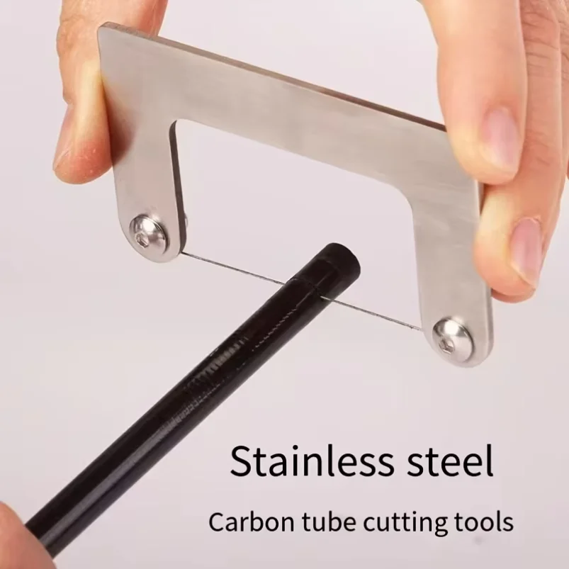 Stainless Steel Mini Wire Saw, Portable Handheld Metal Wire Cutter,Precision Cutting Tool for Wood,Plastic,Carbon Fiber Tube,DIY