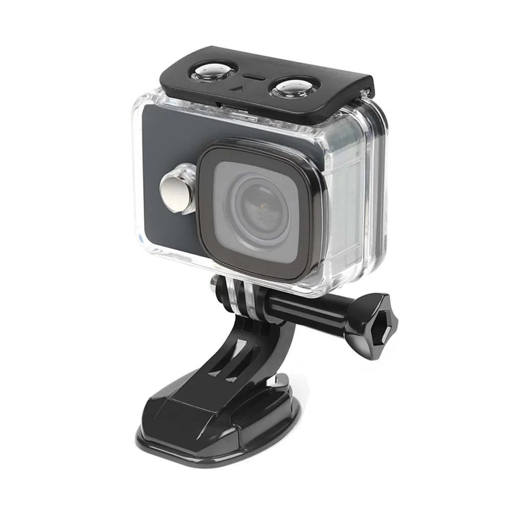 Wholesale アクションカメラアクセサリー移動プロヒーロー10 9 8 7 5 xiaomi李4 18k sjcam SJ4000 H9 Insta360ベース移動プロヘルメットキット