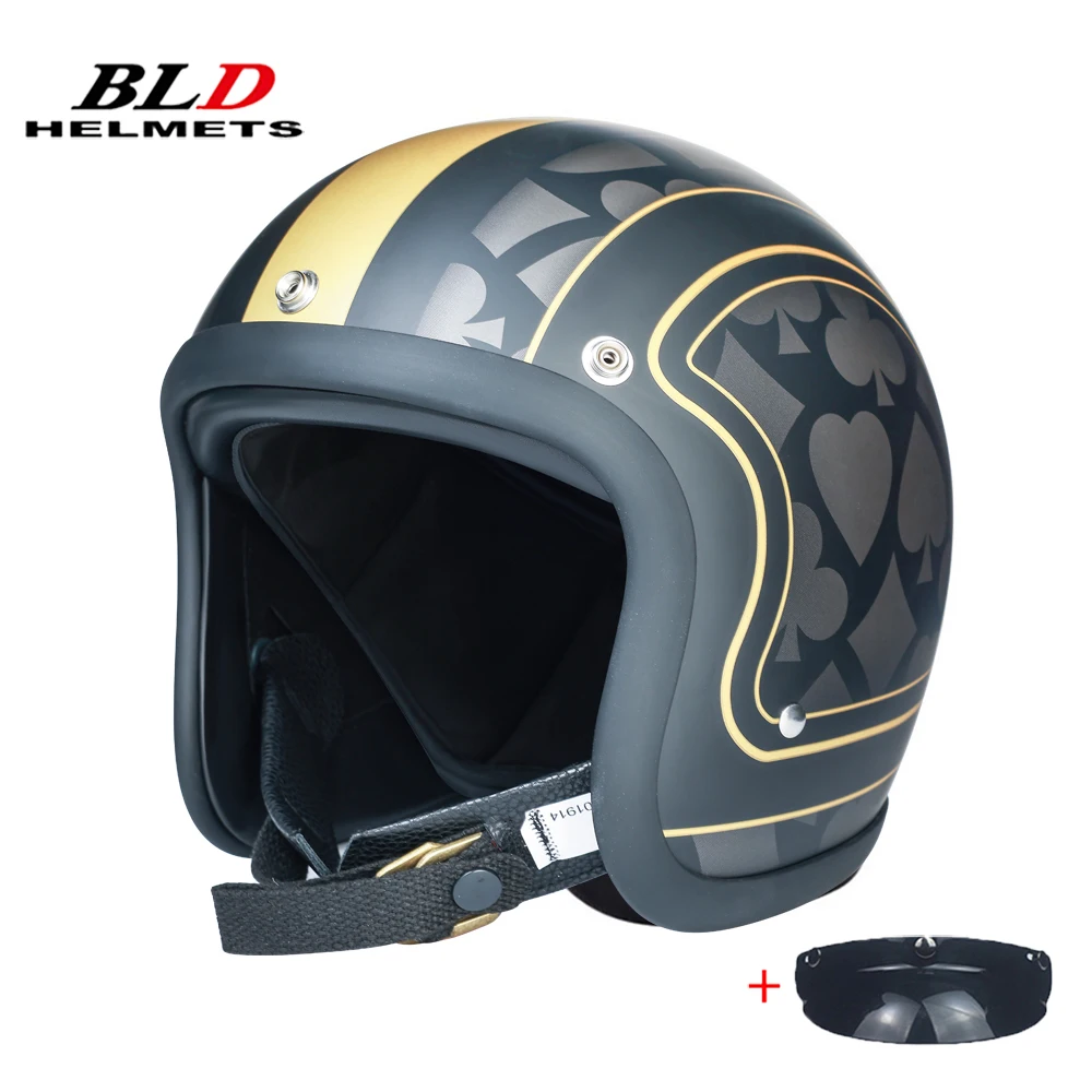 

TT&COCASCOS 500TX Vintage Motorcycle Open Face Helmet Japan Technology Fashion Scooter Motorbike Riding Jet Casque Moto Casco