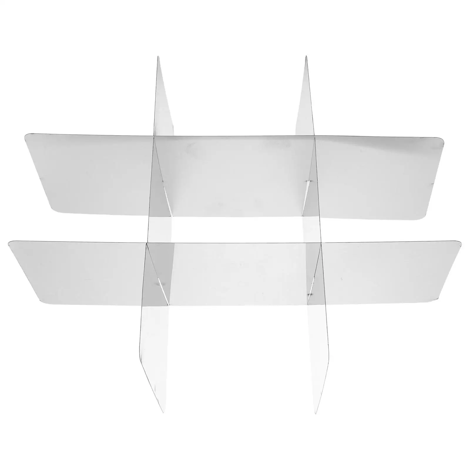 

9 Grid Pot Divider Stainless Steel Thick Design Reusable Kitchen Hot Pot Separator Metal Basin Partition Skewers Oden