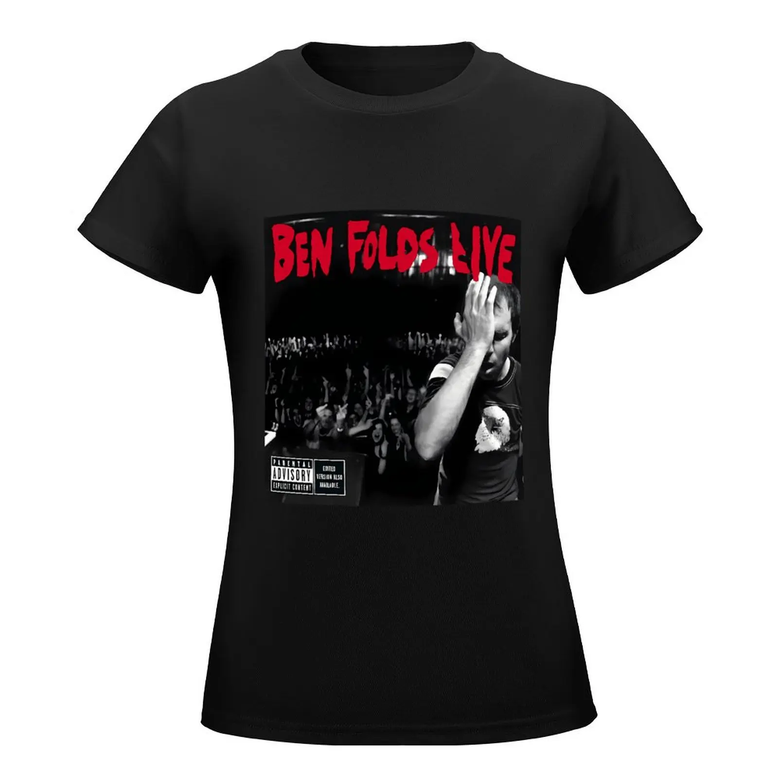 Ben folds live T-Shirt animal print summer clothes hippie clothes lady clothes Women's t-shirt