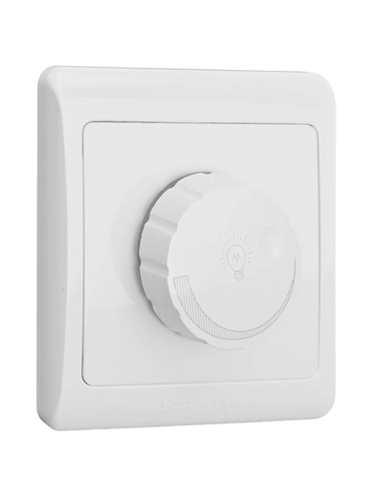 Adjustable Brightness 1-Gang Dimmer Cozy Dinner Lighting Compatible With Incandescent Precision Brightness Control