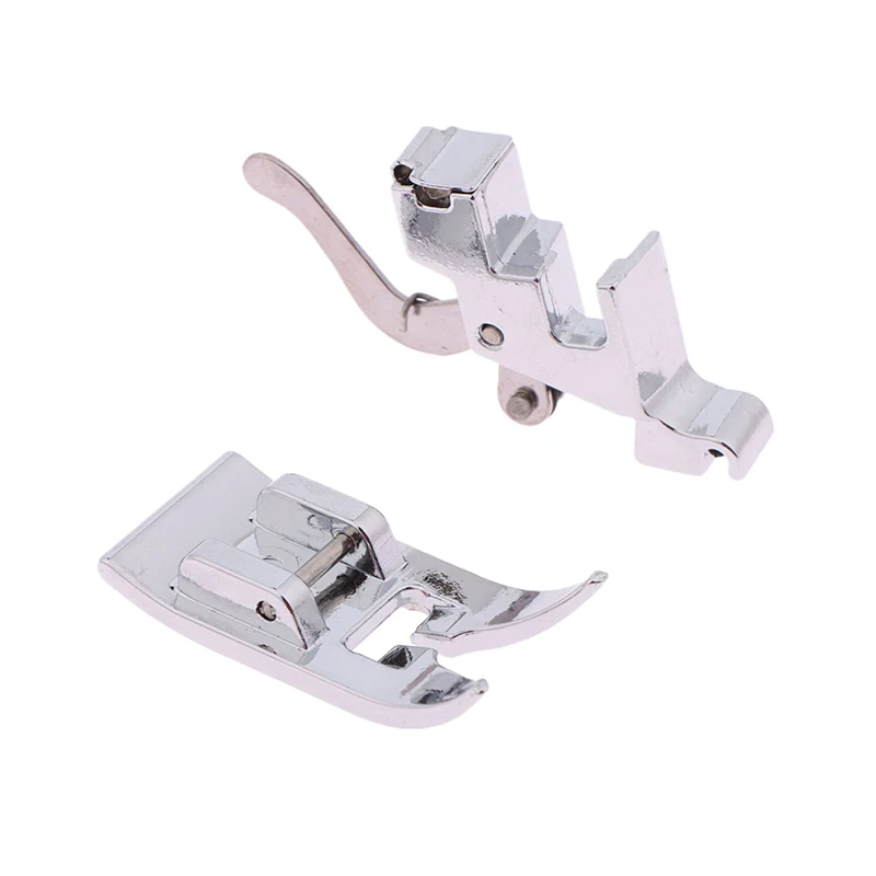 2 Pcs Snap-on Low Shank Adapter and Universal Presser Foot for Multifunctional Sewing Machines Patchwork Parts