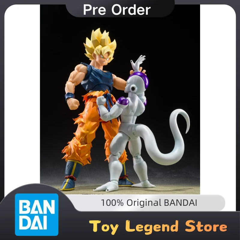 Nueva Figura de Acción de Anime Dragon Ball Z Original BANDAI S.H.Figuarts Super Saiyan Son Goku Fighter of Rage, Juguetes Coleccionables, Regalo