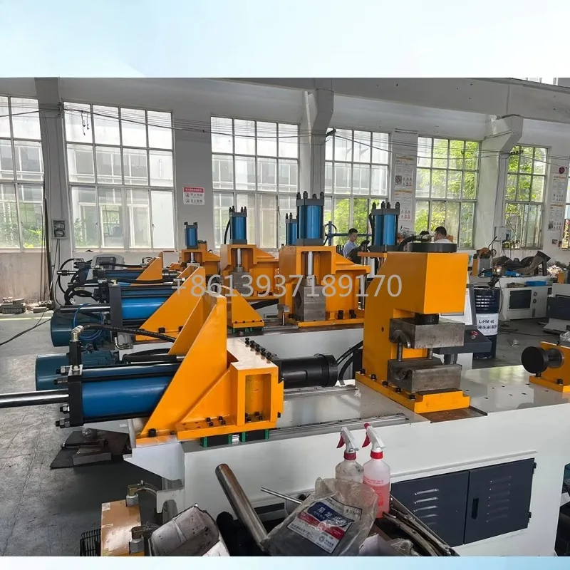 Automatic Hydraulic CNC Power New Model Core Pipe Reducing End Forming Machine Stainless Steel Carbon Steel Aluminum PLC