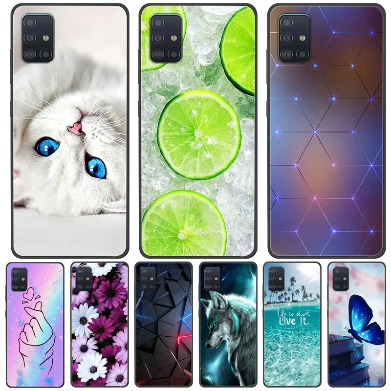 

Case For Samsung Galaxy A51 A71 4G Case A 71 51 Shockproof Bumper Silicone Soft TPU phone Back Cover for Samsung A71 A715F A515F