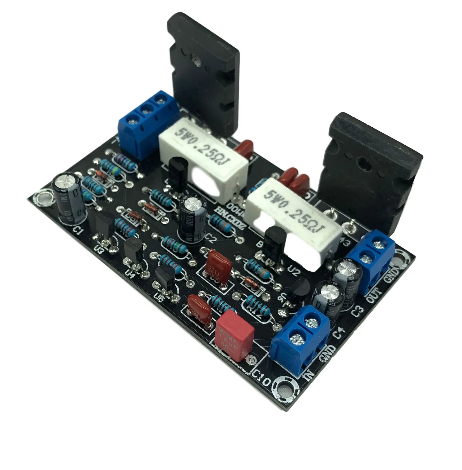 100W 2SC5200+2SA1943 Audio Amplifier Board HIFI Mono Channel Amplifier Dual DC35V Speaker Home Theater NEW