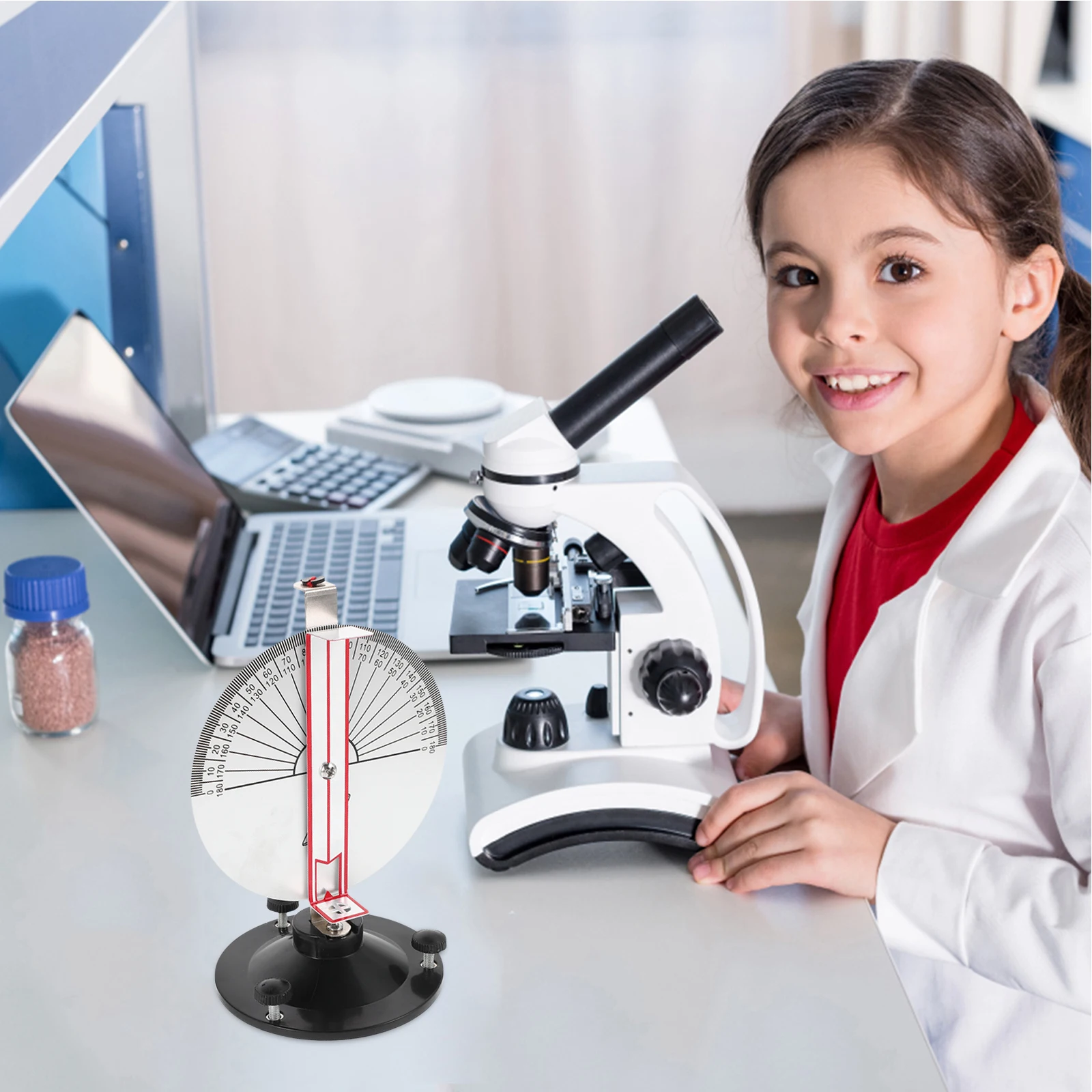 Sun Height Measuring Instrument Plastic Scientific Measurement Kit For School Teaching Physics Experiment Level Device Geography