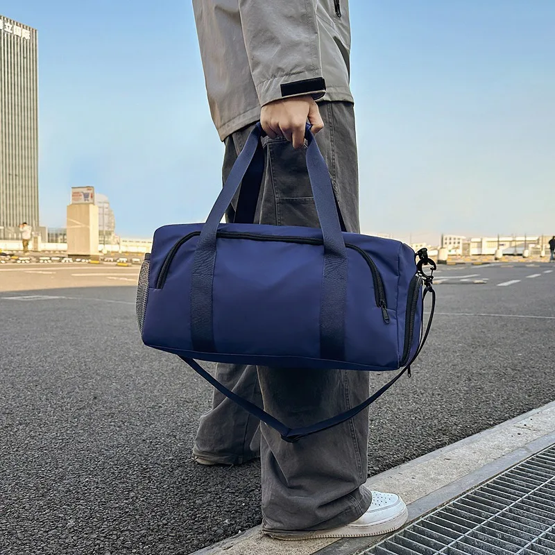 

Large Capacity Swimming Fitness Bag Men's Hand Luggage Short-distance Travel Bag Dry and Wet Separation Training Sports Backpack