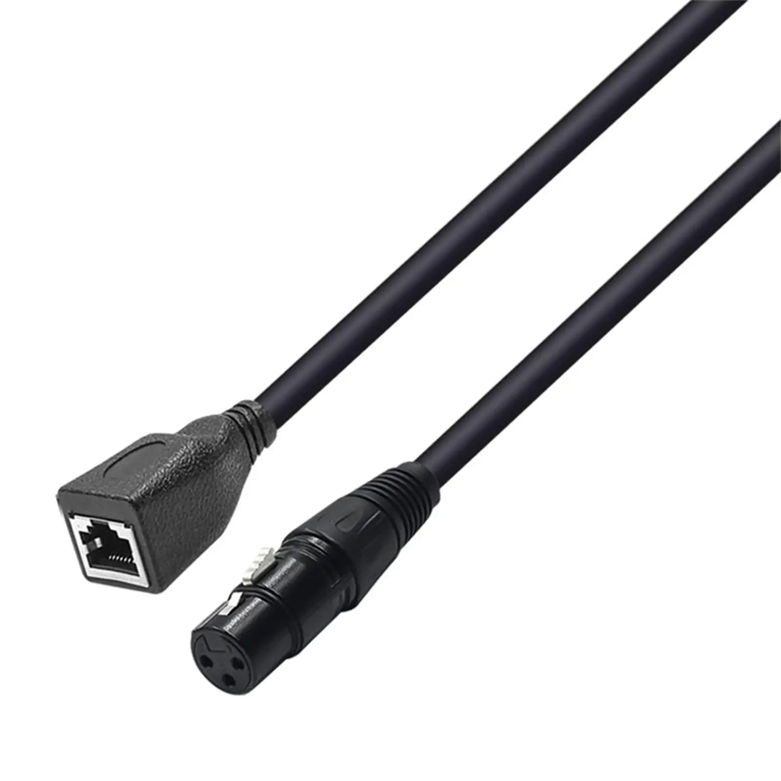 XLR 3 Pin Female to Female Adapter Extension Cable 30cm for