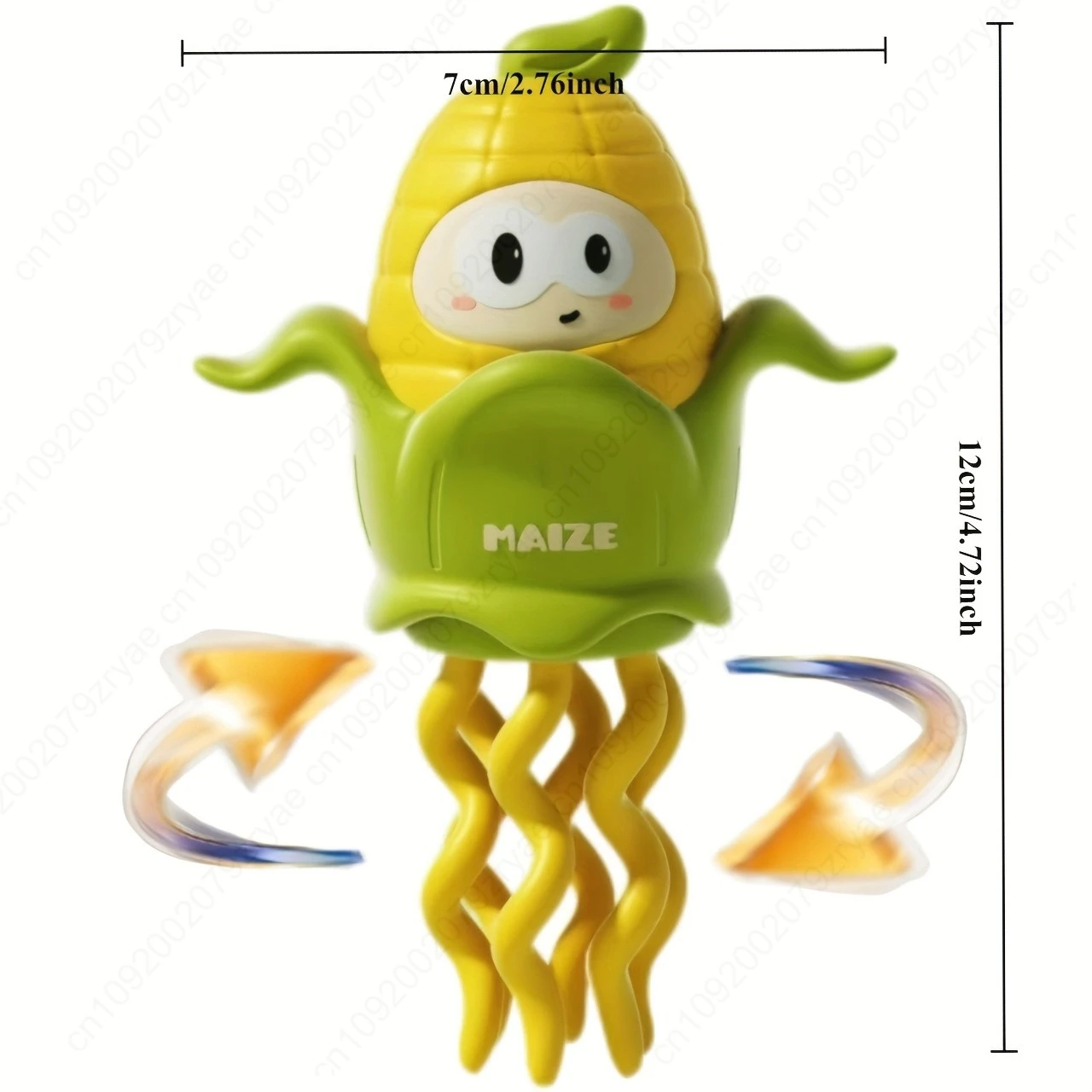 Zabawki Mechaniczne Nakręcane Tańczące Kukurydzy Kręcące się Kukurydzy Dziecięce Kukurydzy Zabawne Kreatywne Sortowanie, Układanie w Stosy, Łączenie