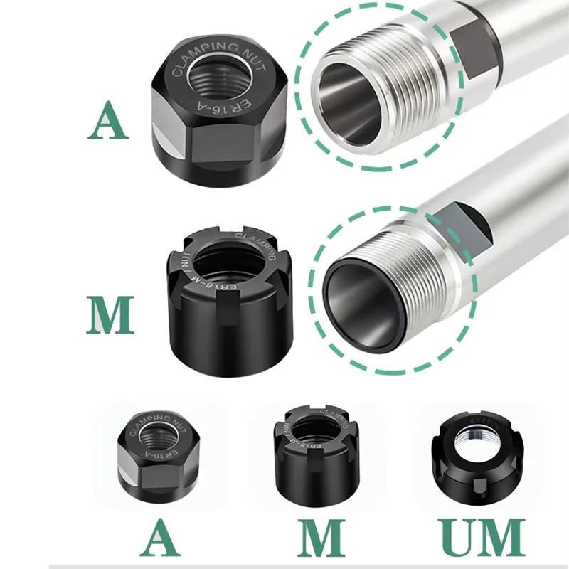 Imagem -06 - Ouio-alongar Porta-ferramentas Haste de Extensão c6 c8 C10 C12 C16 C20 C25 C32 Er11 Er16 Er20 Er25 Er32 er Collet Chuck Holder Fresagem Cnc