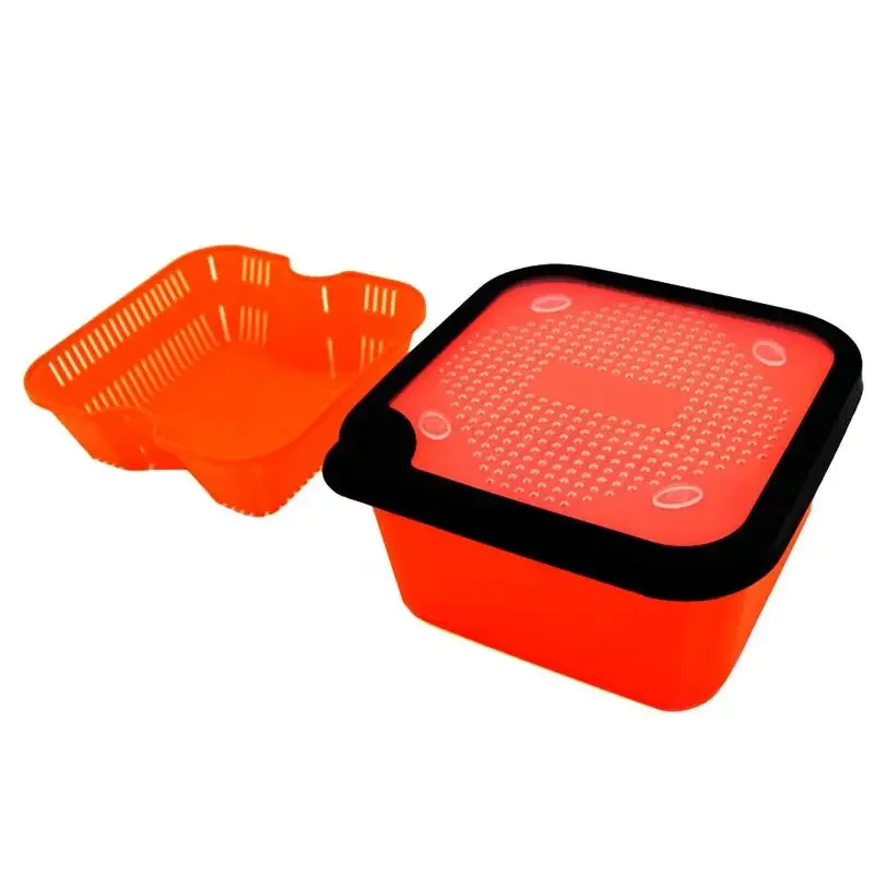 Live Worm Bait Box Live Bait Buckets For Fishing With Inner Frame Live Bait Container For Fishing Carp Fishing Equipment